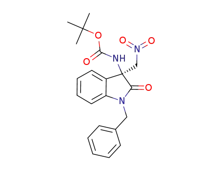 (S)-tert-butyl (1-benzyl-3-(nitromethyl)-2-oxoindolin-3-yl)carbamate