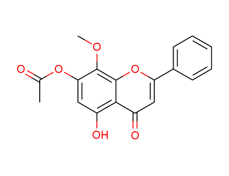 5-Hydroxy-7-acetoxy-8-Methoxyflavone