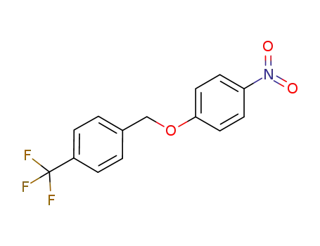 Molecular Structure of 262296-83-3 (Benzene, 1-[(4-nitrophenoxy)methyl]-4-(trifluoromethyl)-)