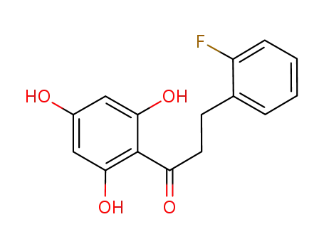3-(2-fluorophenyl)-1-(2,4,6-trihydroxyphenyl)propan-1-one