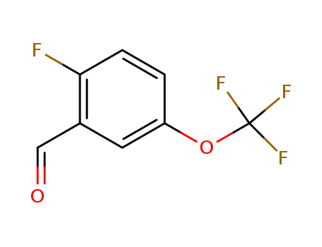 Molecular Structure of 886497-81-0 (2-FLUORO-5-(TRIFLUOROMETHOXY)BENZALDEHYDE)