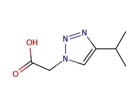 2-(4-Isopropyl-1H-1,2,3-triazol-1-yl)acetic acid