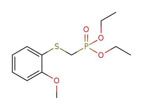 diethyl (((2-methoxyphenyl)thio)methyl)phosphonate
