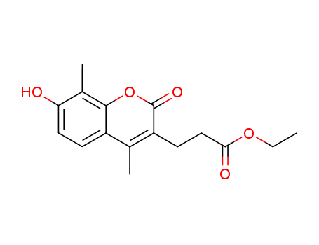 Ethyl 3-(7-hydroxy-4,8-dimethyl-2-oxo-2H-chromen-3-yl)propanoate