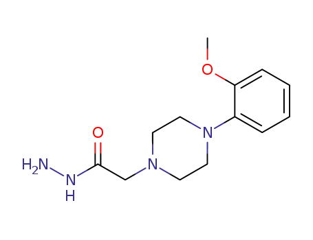 Molecular Structure of 204973-87-5 ([4-(2-methoxyphenyl)piperazin-1-yl]acetohydrazide)