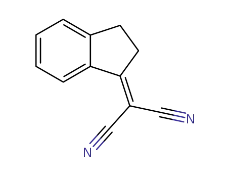 Molecular Structure of 2510-01-2 (2,3-dihydro-1H-inden-1-ylidenepropanedinitrile)