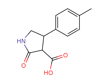 2-oxo-4-(4-methylphenyl)pyrrolidine-3-carboxylic acid