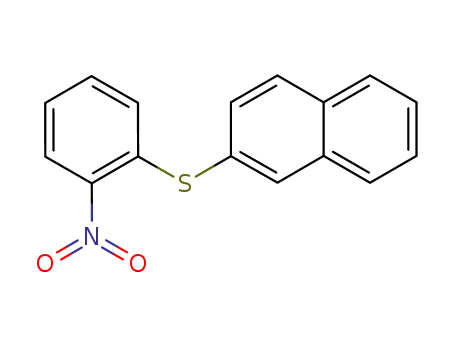Molecular Structure of 294856-51-2 ((naphthalen-3-yl)(2-nitrophenyl)sulfane)