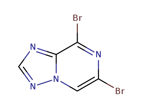 6,8-Dibromo[1,2,4]triazolo[1,5-a]pyrazine 944709-42-6