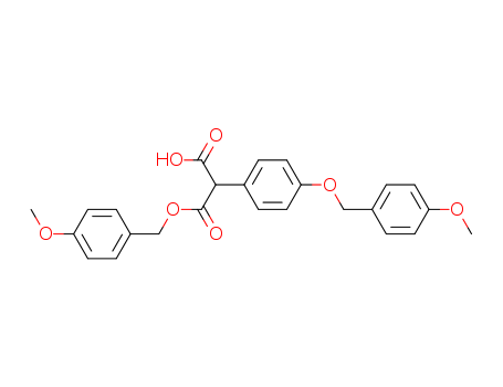 2-[4-[(4-Methoxyphenyl)methoxy]phenyl]propanedioic acid 1-[(4-methoxyphenyl)methyl] ester