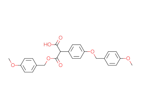 Molecular Structure of 70175-90-5 (2-[4-(4-METHOXY-PHENOXY)-PHENYL]-MALONIC ACID MONO-(4-METHOXY-PHENYL) ESTER)