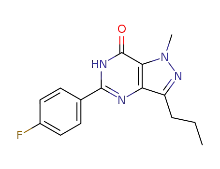 5-(4-fluorophenyl)-1-methyl-3-propyl-1,6-dihydropyrazolo[4,3-d]pyrimidin-7-one