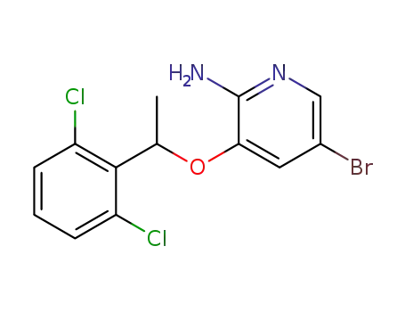 5-bromo-3-(1-(2,6-dichlorophenyl)ethoxy)pyridin-2-amine