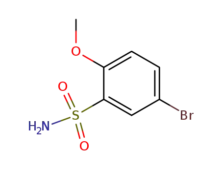 Molecular Structure of 23095-14-9 (4-BROMO-2-(AMINOSULPHONYL)ANISOLE)