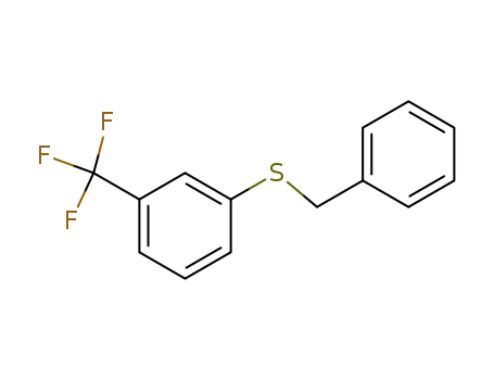 Molecular Structure of 2251-27-6 (1-(benzylsulfanyl)-3-(trifluoromethyl)benzene)