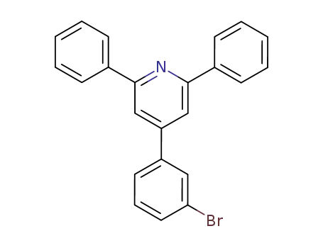 Molecular Structure of 83993-81-1 (4?(3?bromophenyl)?2,6?diphenylpyridine)