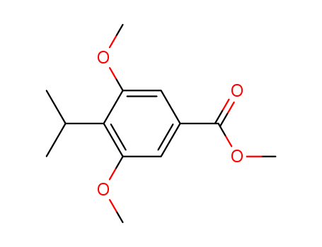 Benzoic acid, 3,5-dimethoxy-4-(1-methylethyl)-, methyl ester
