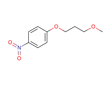 Molecular Structure of 102015-09-8 (1-(3-methoxypropoxy)-4-nitrobenzene)