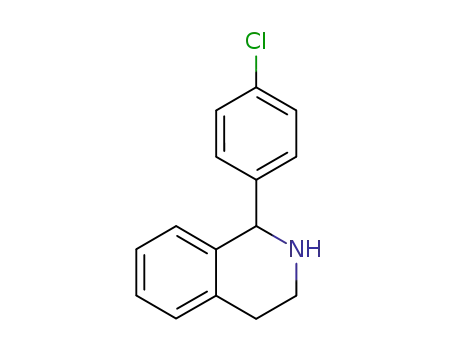 Molecular Structure of 112891-30-2 (1-(4-Chloro-phenyl)-1,2,3,4-tetrahydro-isoquinoline)