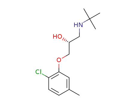 Molecular Structure of 38104-34-6 (S-Bupranolol)