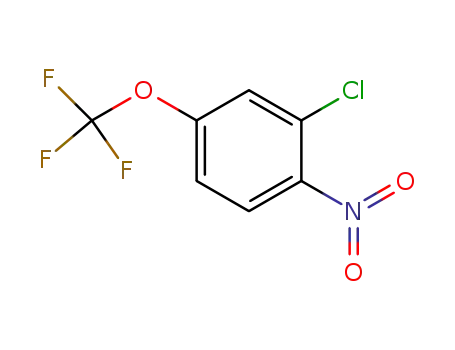 Molecular Structure of 85578-47-8 (2-Chloro-1-nitro-4-(trifluoromethoxy)benzene)