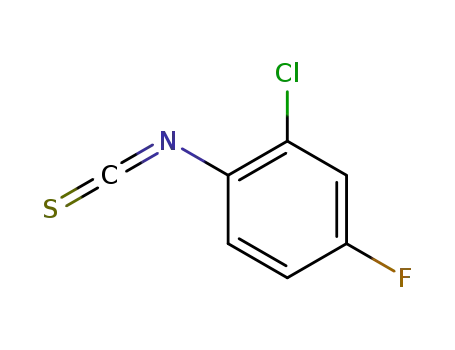 Molecular Structure of 362601-84-1 (Benzene, 2-chloro-4-fluoro-1-isothiocyanato- (9CI))