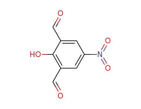 Molecular Structure of 137605-43-7 (2-hydroxy-5-nitroisophthalaldehyde)
