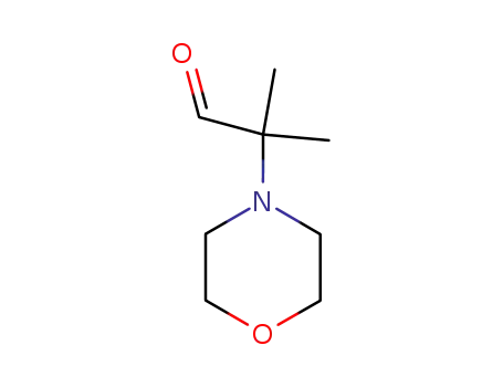 Molecular Structure of 16042-91-4 (2-METHYL-2-MORPHOLINOPROPANAL)