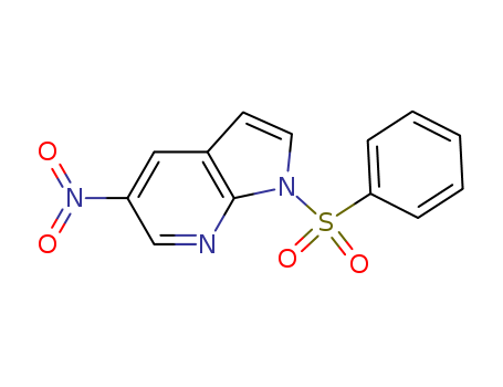 1H-Pyrrolo[2,3-b]pyridine, 5-nitro-1-(phenylsulfonyl)-