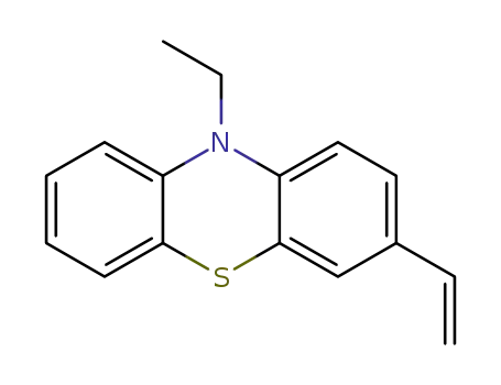 Molecular Structure of 1448508-99-3 (10-ethyl-3-vinyl-10H-phenothiazine)