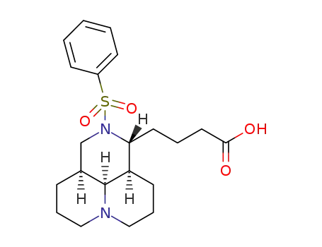 Molecular Structure of 1331769-86-8 (N-benzenesulfonylmatrinic acid)