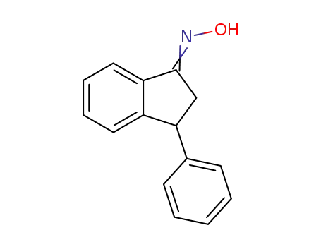 Molecular Structure of 7282-69-1 (3-phenyl-1-indanone oxime)