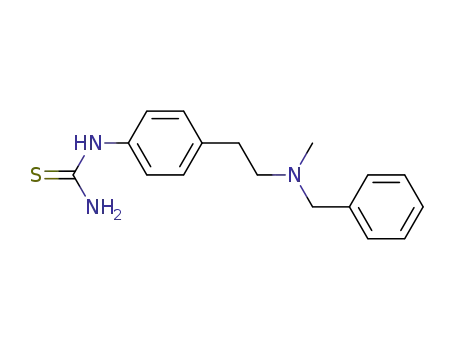 1-(4-(2-((phenylmethyl)(methyl)amino)ethyl)phenyl)-2-thiourea
