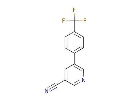 5- (4- (트리 플루오로 메틸) 페닐) 피리딘 -3- 카르보니 트릴
