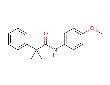 Molecular Structure of 862876-03-7 (N-(4-methoxyphenyl)-2-methyl-2-phenylpropanamide)