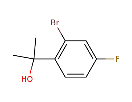 2-(2-bromo-4-fluorophenyl)propan-2-ol