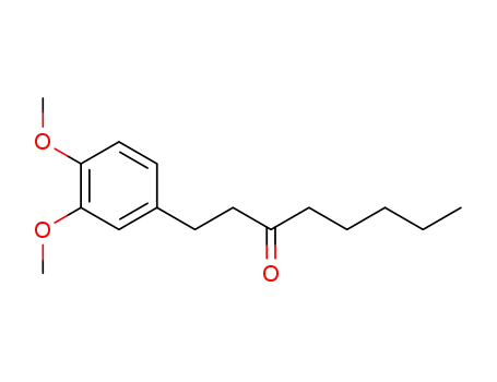 Molecular Structure of 39728-59-1 (1-(3,4-dimethoxyphenyl)octan-3-one)