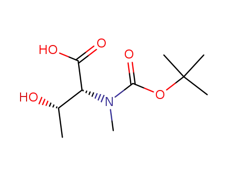 Molecular Structure of 170872-87-4 (Boc-N-Me-D-Thr-OH)