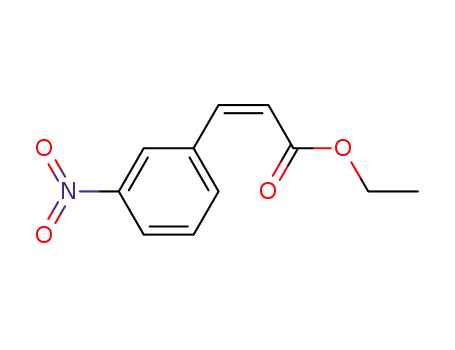 Molecular Structure of 136265-09-3 ((Z)-ethyl 3-(3-nitrophenyl)acrylate)