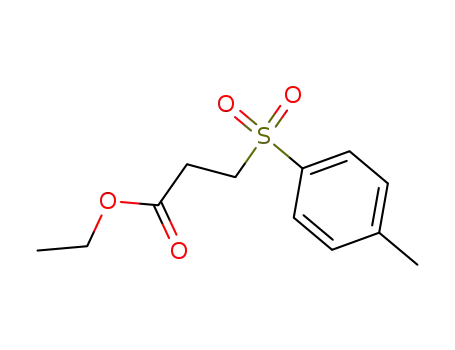 Molecular Structure of 1142-99-0 (Propanoic acid, 3-[(4-methylphenyl)sulfonyl]-, ethyl ester)