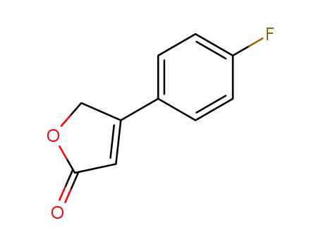 Molecular Structure of 476471-02-0 (2(5H)-Furanone, 4-(4-fluorophenyl)-)