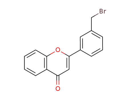4H-1-Benzopyran-4-one, 2-[3-(bromomethyl)phenyl]-