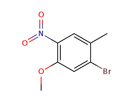 Molecular Structure of 1089281-86-6 (5-BroMo-4-Methyl-2-nitroanisole)