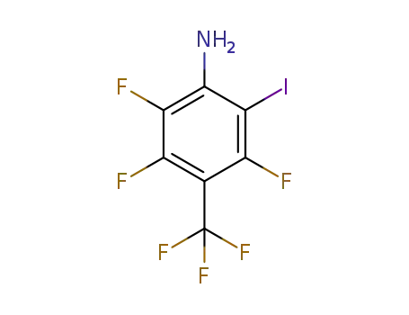 2-iodo-3,5,6-trifluoro-4-(trifluoromethyl)aniline