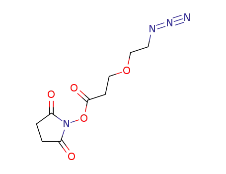 Molecular Structure of 1807530-06-8 (Azido-PEG1-NHS ester)