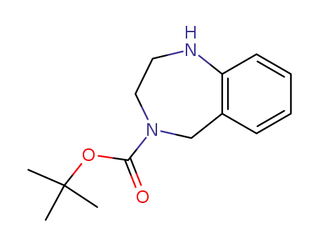 Molecular Structure of 195983-63-2 (1,2,3,5-TETRAHYDRO-BENZO[E][1,4]DIAZEPINE-4-CARBOXYLIC ACID TERT-BUTYL ESTER)