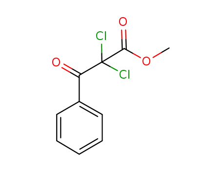 Molecular Structure of 1092094-19-3 (methyl 2,2-dichloro-3-oxo-3-phenylpropanoate)