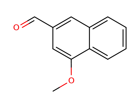 Molecular Structure of 123239-64-5 (4-Methoxynaphthalene-2-carboxaldehyde)