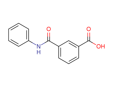 Molecular Structure of 16776-94-6 (Benzoic acid,3-[(phenylamino)carbonyl]-)