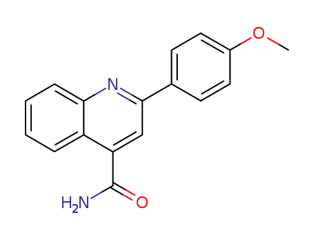 2-(4-methoxyphenyl)quinoline-4-carboxamide